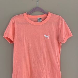 Coral colored cute size small Pink brand t shirt.